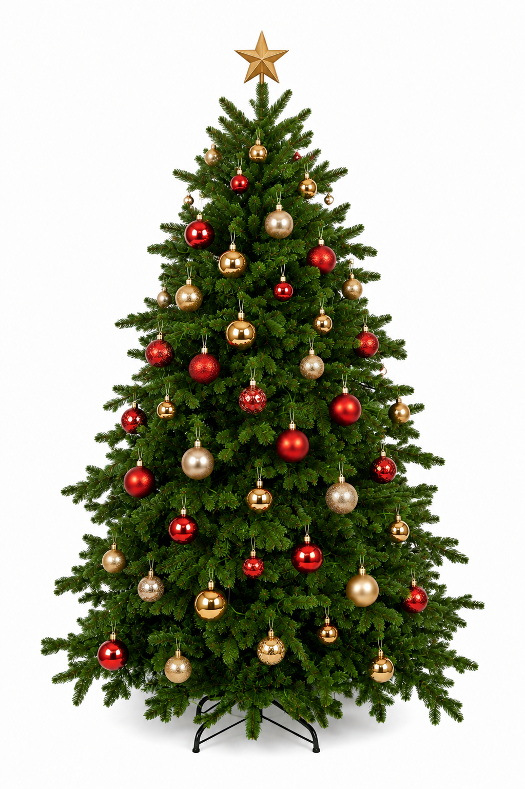 Previzualizarea bradului decorat