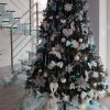 Ozdobený vianočný stromček 3D Borovica Zasnežená 240cm