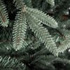 Umelý vianočný stromček 3D Jedľa Striebristá. Vianočný stromček tyrkysovo striebornej farby. Detail ihličia.