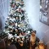 brad impodobit cu alb - Brad de Crăciun artificial Himalaya 3D Înzăpezit 180cm
