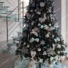 brad impodobit cu alb - Brad de Crăciun artificial Himalaya 3D Înzăpezit 240cm