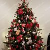 brad impodobit cu rosu - Pom de Crăciun artificial Molid Norvegian 150cm