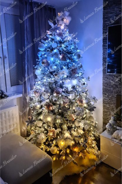 Instalație de Crăciun în ediție gold cu LED-uri pentru pomul de Crăciun Twinkly