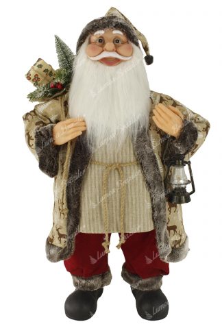 Decorațiune Moș Crăciun Maro 80cm