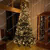 brad impodobit auriu - Pom de Crăciun 3D Brad Normand 240cm