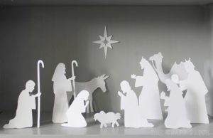 Decorațiuni de Crăciun realizate manual - Betleem