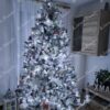 Împodobit Pom de Crăciun artificial Molid Alb 250cm