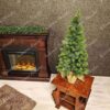 Brad de Crăciun artificial 100% 3D Mini Spruce LED