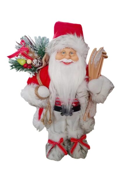 Decorațiune Santa Claus roșu-alb 40cm