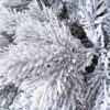 Detail ihličia Umelý vianočný stromček 3D Borovica Biela, ihličie je husto zasnežené