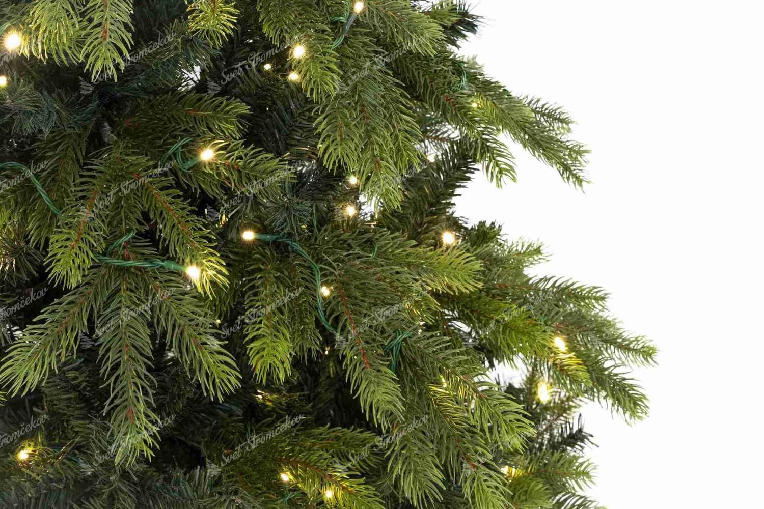 Pom de Crăciun artificial 3D Molid Scandinav 270cm LED800