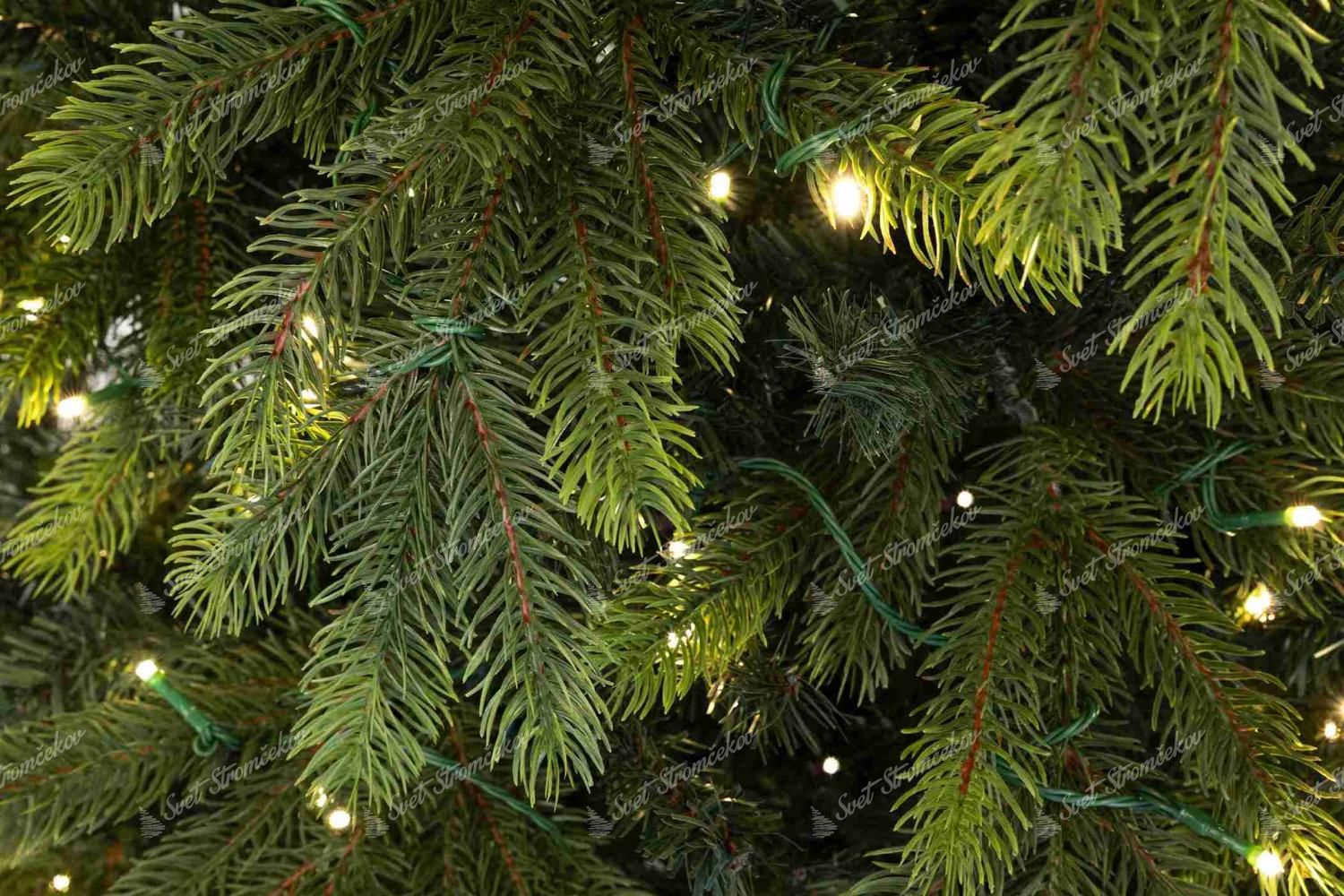 Pom de Crăciun artificial 3D Molid Scandinav 270cm LED800