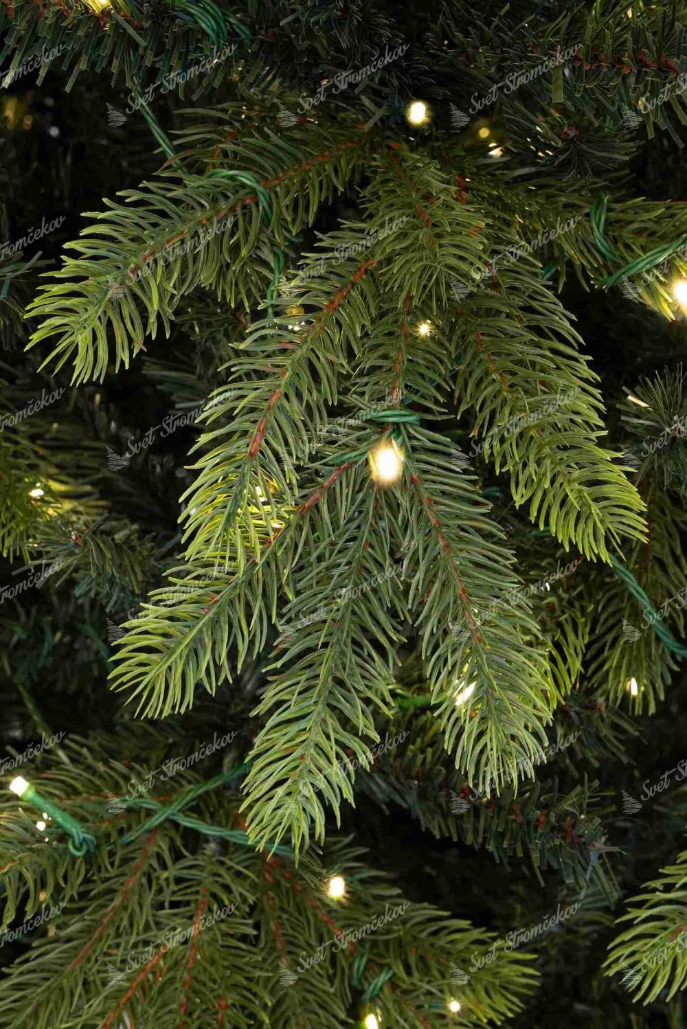 Pom de Crăciun artificial 3D Molid Scandinav 270cm LED800