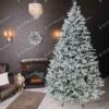 Brad artificial 3D Molid Argintiu 280cm 850LED