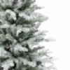 Brad artificial de Crăciun 3D Molid Gheaţă în ghiveci 120cm