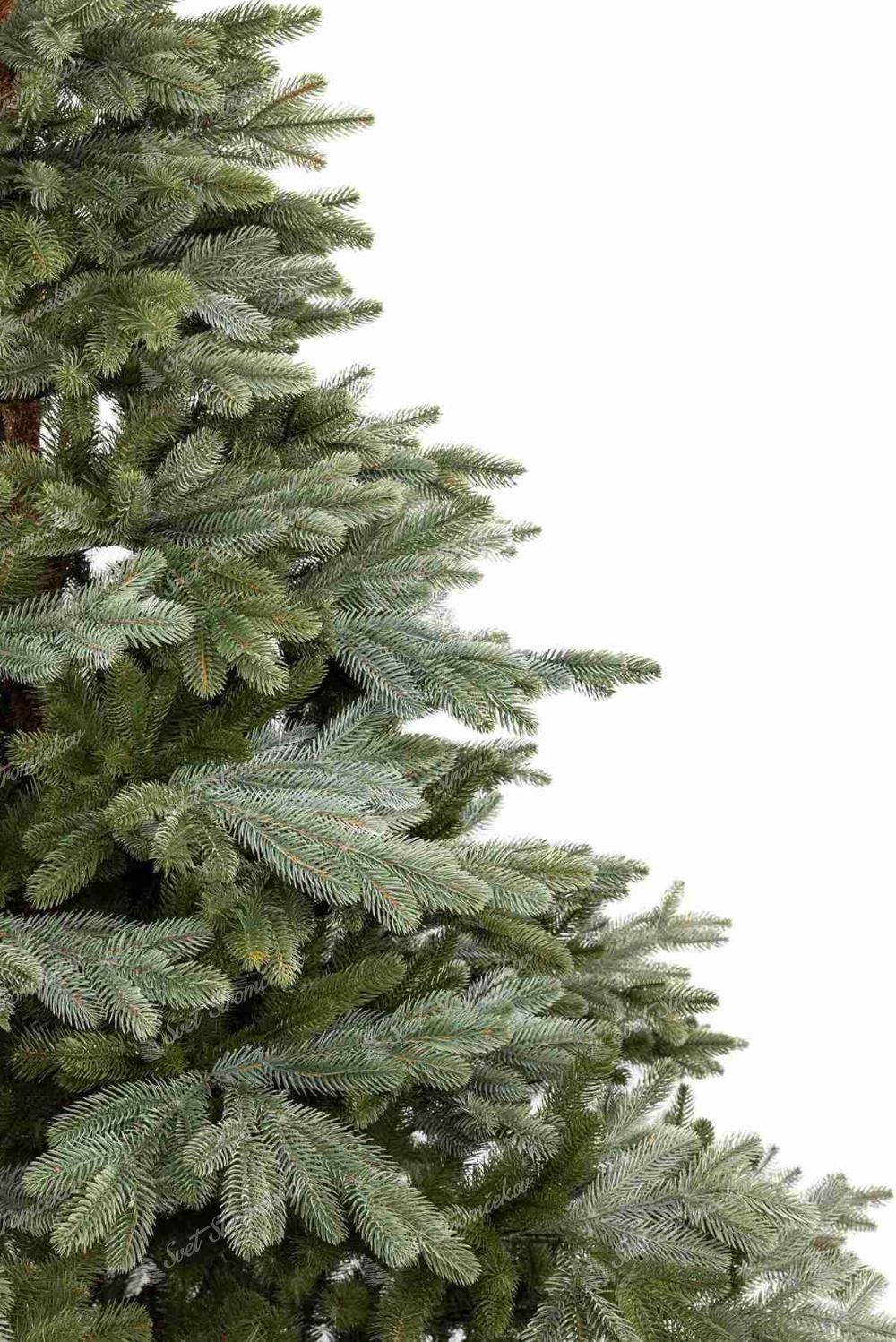 Brad artificial de Crăciun 3D Molid Nobil Deschis 210cm