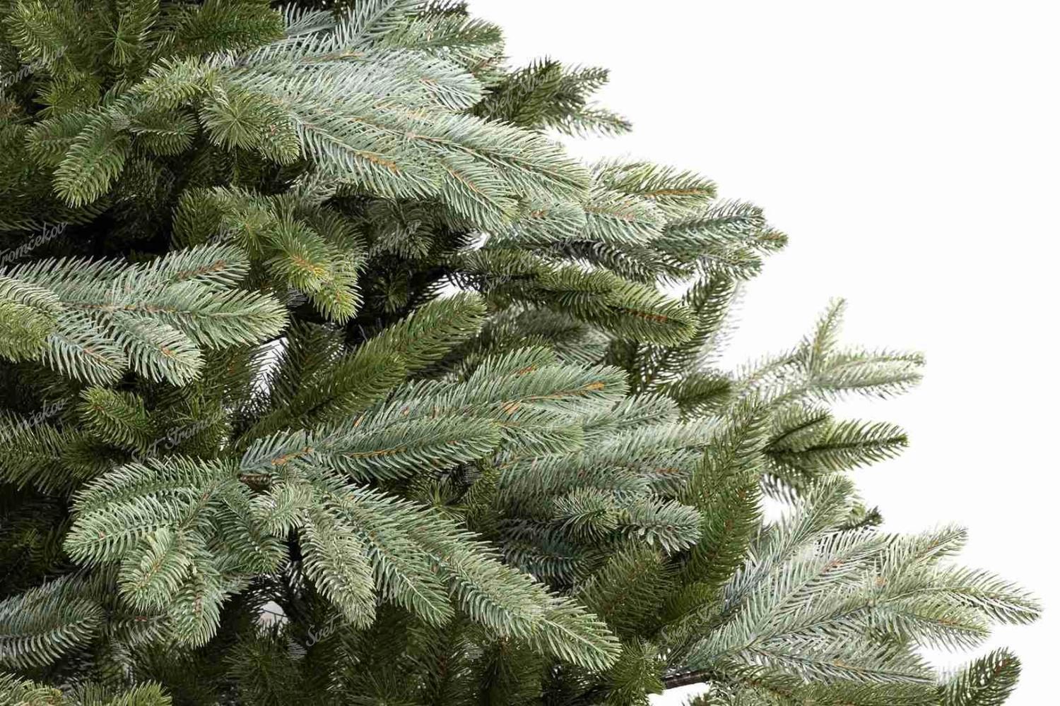 Brad artificial de Crăciun 3D Molid Nobil Deschis 210cm