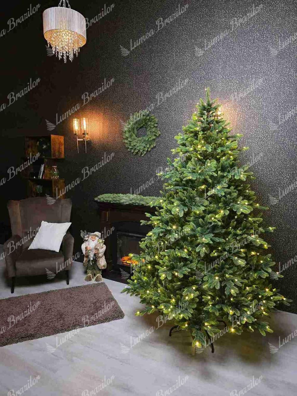 Brad artificial FULL 3D Sicilian 210cm LED500