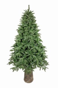 Brad artificial 3D Colorado pe trunchi, „Bradul este aproape imposibil de deosebit de unul natural, are ace verzi și un suport ceramic în formă de trunch