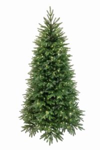 Brad artificial FULL 3D Molid Californian LED, Arată ca unul natural și are o culoare verde naturală