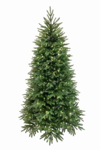 Brad artificial FULL 3D Molid Californian LED, Arată ca unul natural și are o culoare verde naturală